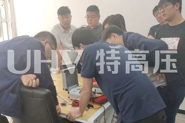 银娱优越会官网为天津一家做预防性试验公司提供售后服务(图2)