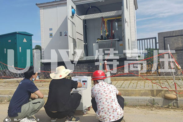 银娱优越会官网为人民警员训练基地配电工程提供售后服务(图4)