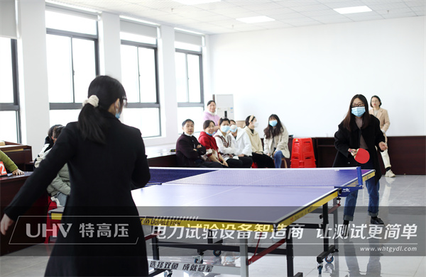 “乒”出劲头，，，，，，博出精彩！ 银娱优越会官网电力进行首届企业职工乒乓球赛(图6)