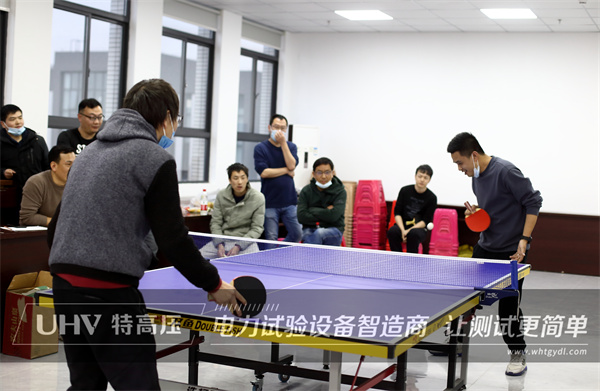 “乒”出劲头，，，，，，博出精彩！ 银娱优越会官网电力进行首届企业职工乒乓球赛(图5)